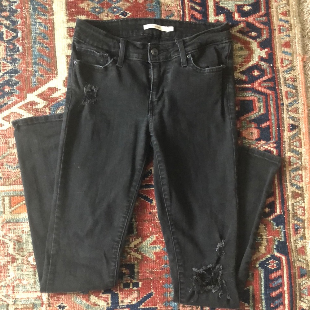 Levi's black skinny jean